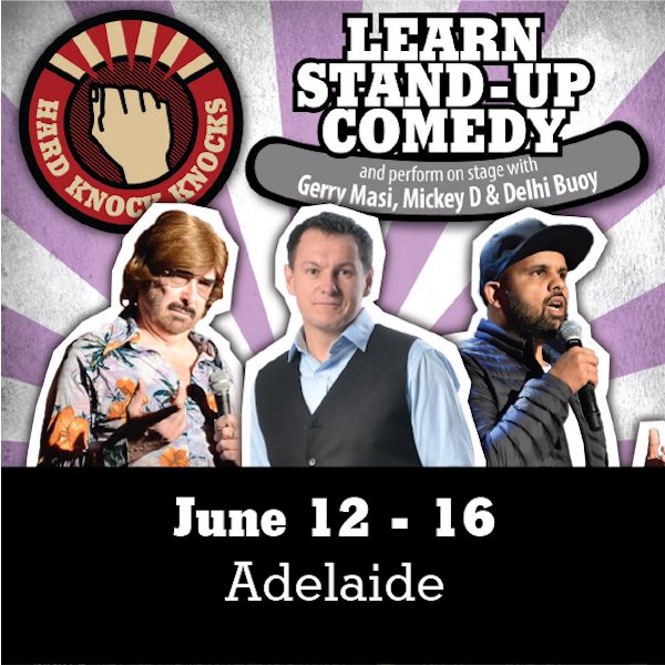 Learn stand-up comedy in Adelaide in June
