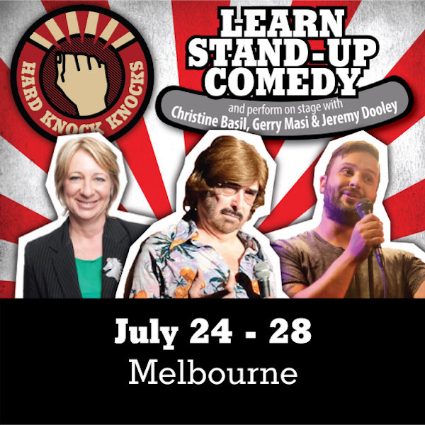 Learn stand-up comedy in Melbourne this July