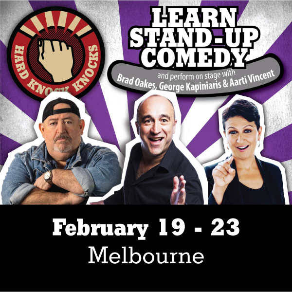 Learn stand-up comedy in Melbourne this February 2023 with George Kapiniaris