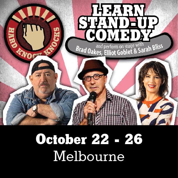 Learn stand-up comedy with Elliot Goblet in Melbourne this October