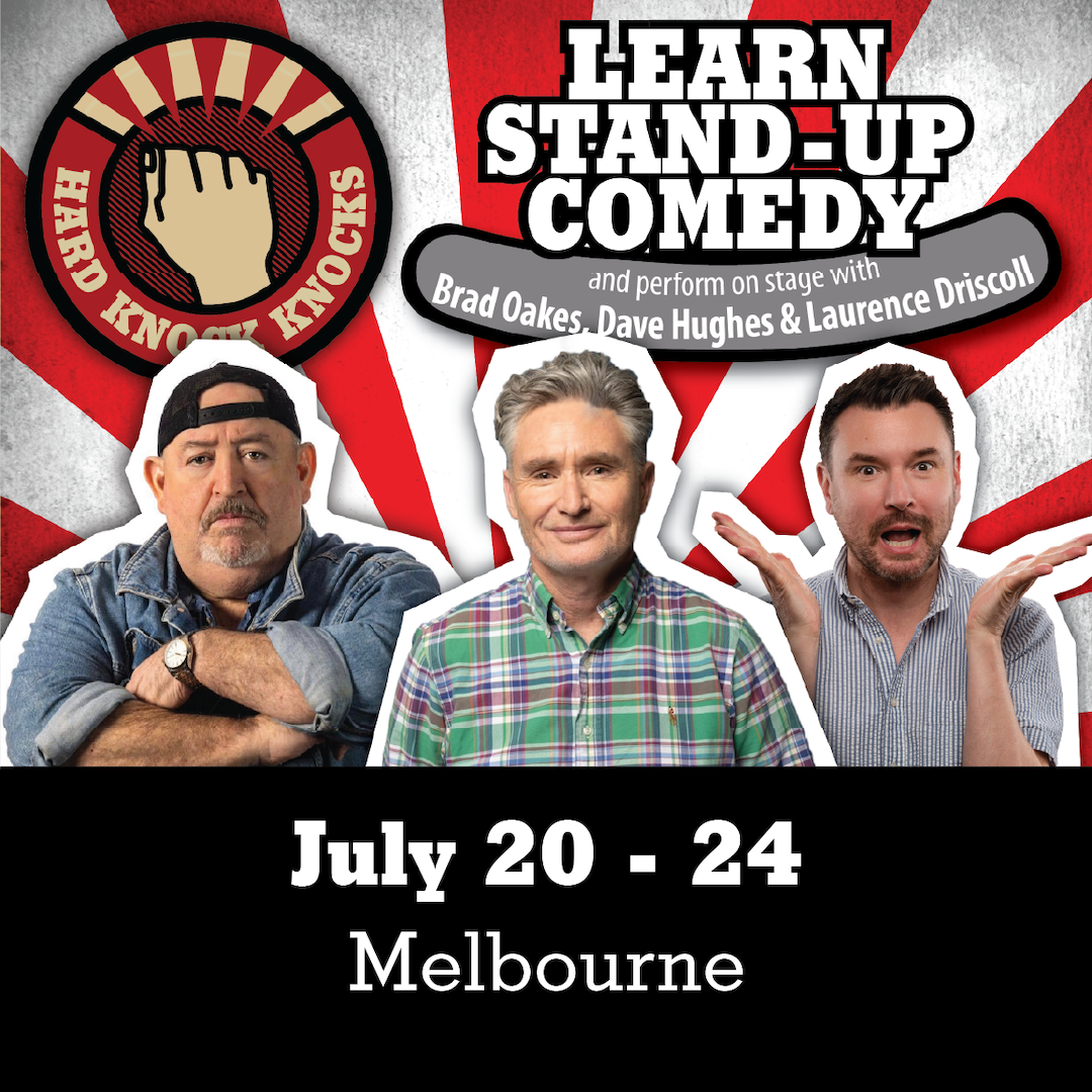 Learn stand-up comedy in Melbourne this July with Dave Hughes
