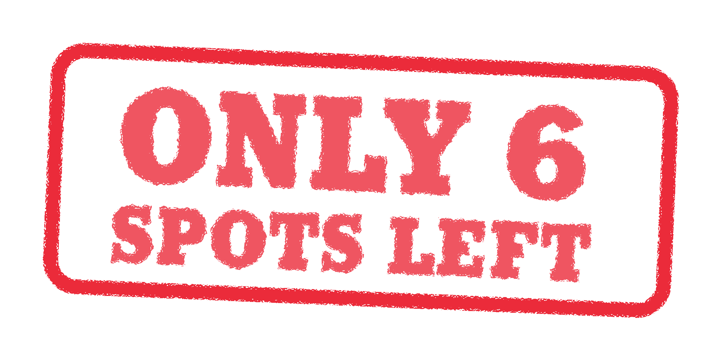 Only 6 spots left