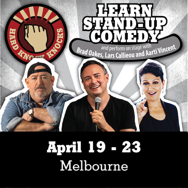 Learn stand-up comedy in Melbourne this April with Lars Callieou
