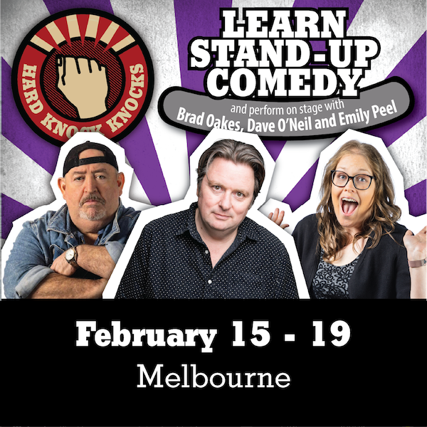 Learn stand-up comedy in Melbourne this February with Dave O'Neil