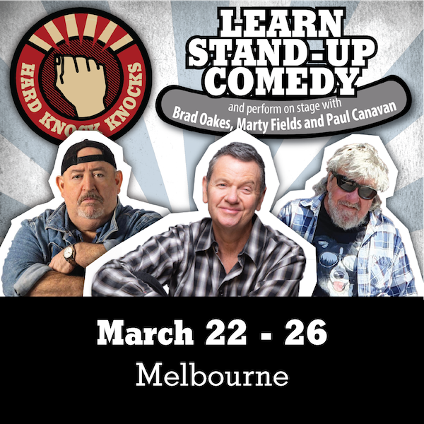 Learn stand-up comedy in March 2026 with Marty Fields