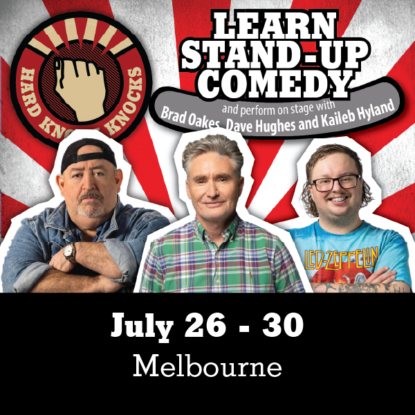 Learn stand-up comedy in Melbourne this July with Dave Hughes