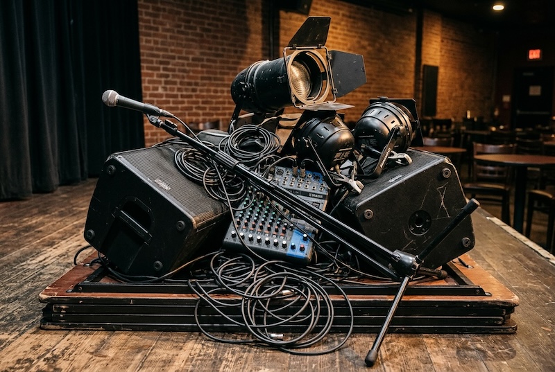 5 essentials to rent for your comedy show