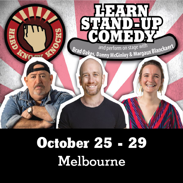 Learn stand-up comedy in Melbourne this October with Danny McGinlay