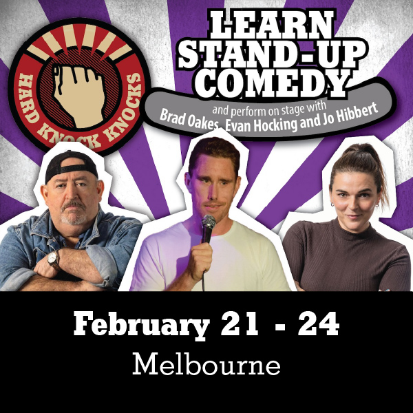 Learn stand-up comedy in Melbourne this February 2027 with Evan Hocking